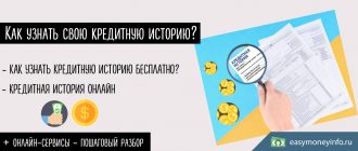 Как узнать свою кредитную историю бесплатно в интернете?